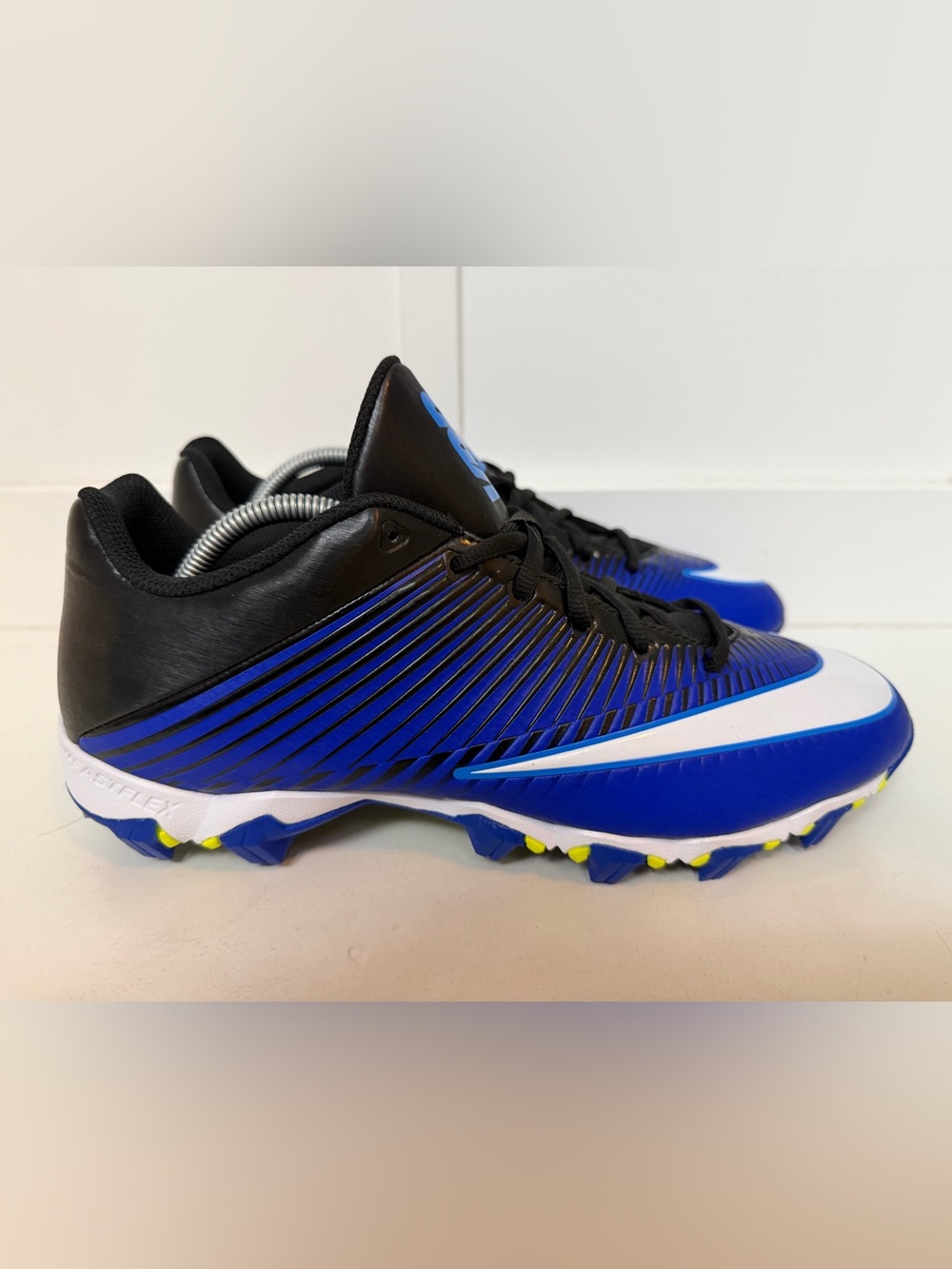 Nike Vapor VPR Shark 2 Football Cleats 833391-400 Racer Blue Mens 12 Low Tops